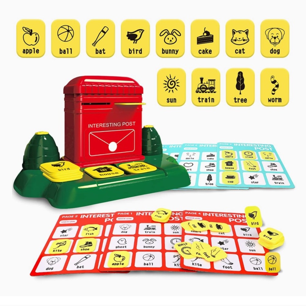 Interesting Post Presschool Board Game, Educational matching Card game t…